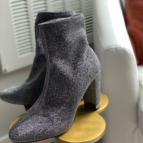 Michael Kors Mandy Glitter Stretch Bootie - Picture 3 of 4